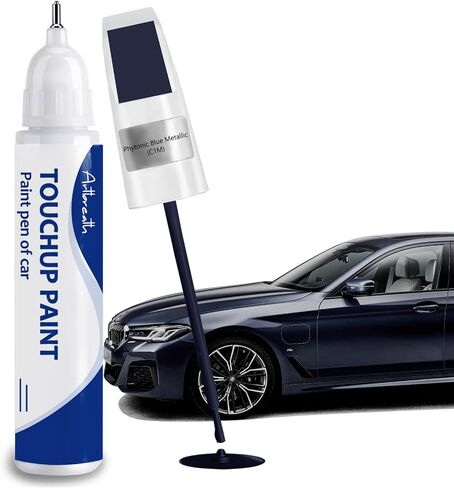 طلاء Phytonic Blue(C1M) لطلاء سيارات BMW قلم طلاء السيارة لإصلاح الخدوش اثنين في واحد قلم طلاء السيارات لسيارات BMW X1/X2/X3/X4/X5/X6/X7/Z4/iX/i4/i5/i7 in Kuwait