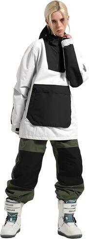 GSOU SNOW Women Ski Jacket Snow Coat Waterproof Windproof Snowboarding Jacket Coat Insulated Warm Winter in Kuwait