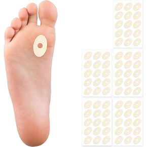 75 Pcs Corn Pads for Toes & Feet, Soft Foam Callus Cushions with Self-Adhesive, Oval Shape for Bottom of Foot, Reduce Friction and Pain, Waterproof, Beige in Kuwait