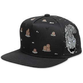 Pokémon Center: Diglett & Onix Flat-Bill Hat (One Size-Adult) Multi in Saudi Arabia