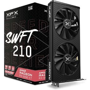 XFX Speedster SWFT210 Radeon RX 7600 Graphics Card with 8GB GDDR6 HDMI 3xDP, AMD RDNA 3 RX-76PSWFTFA in Kuwait