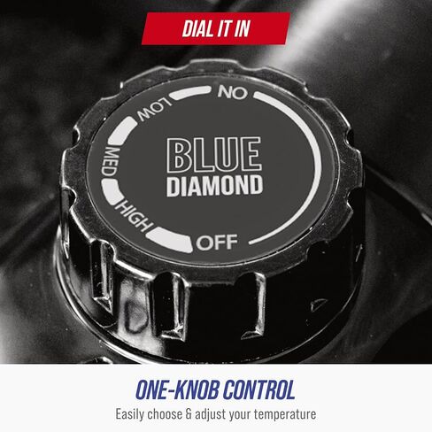 Blue Diamond 7QT 5-in-1 مقلاة كهربائية كبيرة إضافية ، داخلية صحية غير لاصقة ، خالية من PFAs غير سامة ، والتحكم في درجة الحرارة ، ودية عائلية ، ومقابض باردة ، ونظيفة سهلة ، الجرافيت in Kuwait