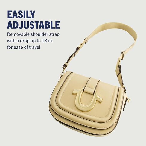 True Religion Saddle Bag, Women's Crossbody Purse with Adjustable Shoulder Strap in Saudi Arabia