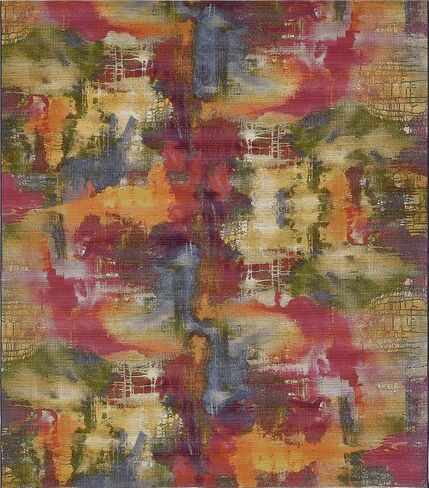 Unique Loom Outdoor Modern Collection Area Rug - Azera (10' x 12' 2" Rectangle, Multi/ Blue) in Saudi Arabia