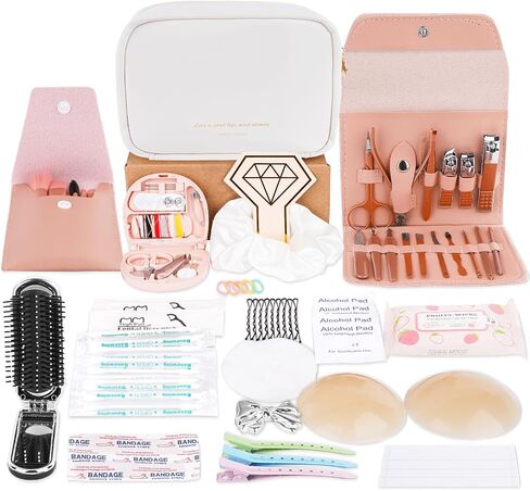 Wedding Emergency Kit, Bride Emergency Kit for Wedding Day Items, 39 Pc Wedding Essential Items Set with Emergency Kit in Saudi Arabia