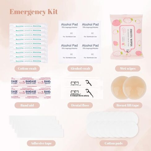 Wedding Emergency Kit, Bride Emergency Kit for Wedding Day Items, 39 Pc Wedding Essential Items Set with Emergency Kit in Saudi Arabia
