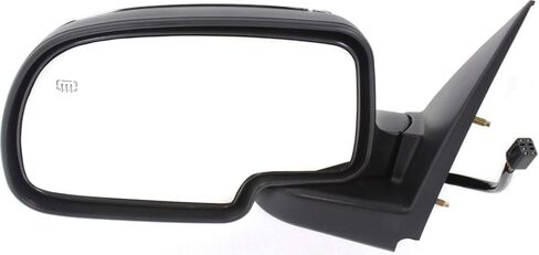 مرايا الشاحنة الجانبية للسائق والراكب من Kool Vue يتم تسخينها بالطاقة لسيارة شيفروليه سيلفرادو 1500 2500 GMC Sierra 1500 2500 1999-2002 بدون مصباح البركة، كابينة ممتدة من الكروم وكابينة قياسية in Kuwait