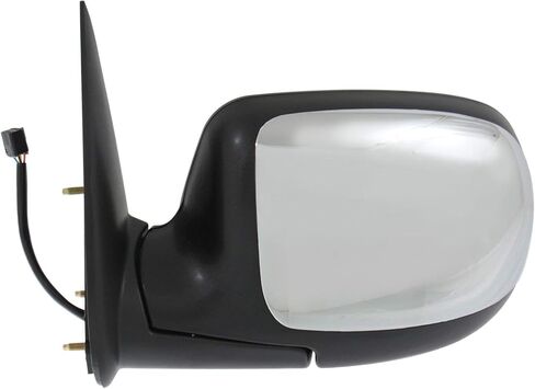 مرايا الشاحنة الجانبية للسائق والراكب من Kool Vue يتم تسخينها بالطاقة لسيارة شيفروليه سيلفرادو 1500 2500 GMC Sierra 1500 2500 1999-2002 بدون مصباح البركة، كابينة ممتدة من الكروم وكابينة قياسية in Kuwait