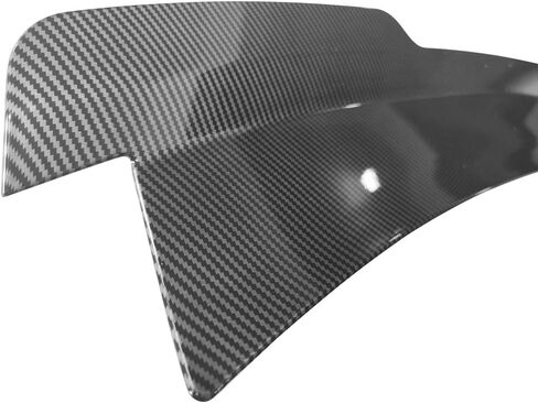 IKON MOTORSPORTS, Trunk Spoiler Compatible with 2015-2023 Ford Mustang Coupe & Convertible, MD Style Rear Trunk Lid Spoiler Wing Carbon Fiber Print ABS Plastic in Saudi Arabia