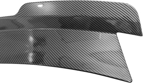IKON MOTORSPORTS, Trunk Spoiler Compatible with 2015-2023 Ford Mustang Coupe & Convertible, MD Style Rear Trunk Lid Spoiler Wing Carbon Fiber Print ABS Plastic in Saudi Arabia