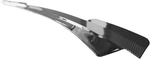 IKON MOTORSPORTS, Trunk Spoiler Compatible with 2015-2023 Ford Mustang Coupe & Convertible, MD Style Rear Trunk Lid Spoiler Wing Carbon Fiber Print ABS Plastic in Saudi Arabia