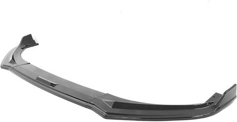 IKON MOTORSPORTS, Front Bumper Lip Compatible with 2021-2025 Ford Mustang Mach-E, 3PCS Front Bumper Lip Spoiler Air Dam Chin Splitter Bodykit IKON Style PP Polypropylene Carbon Fiber Print in Saudi Arabia