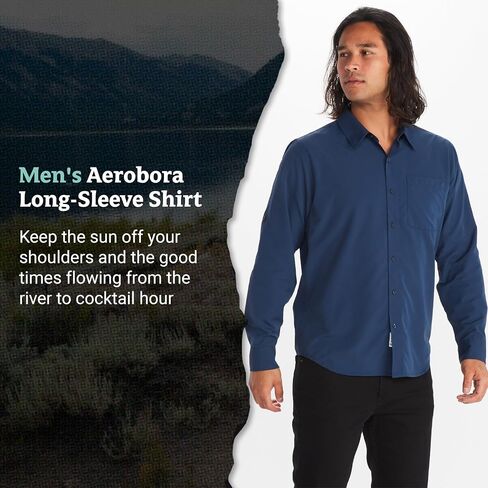 MARMOT Men's Aerobora Long Sleeve Shirt in Saudi Arabia