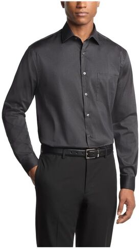 Van Heusen Men's Dress Shirt Regular Fit Everyday Defense Stretch in Saudi Arabia