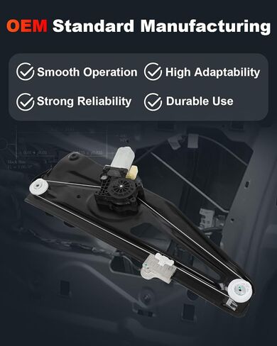 cciyu Front Right Passenger Side Power Window Regulator Replacement fit for 04 05 06 for Scion xB748-608 Window Regulator whit Motor in Saudi Arabia
