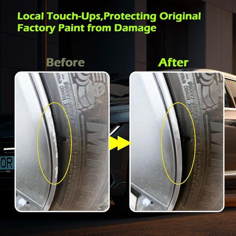 Gloss Black Rim Touch Up Paint for Cars, Black Wheel Paint Repair Kit, Automotive Rim Scratch Repair, Touch up Paint Kit with Brush, Repair Rim Curb Rash, Wheel Scratch, Surface Damage,1OZ(30ml) in Kuwait