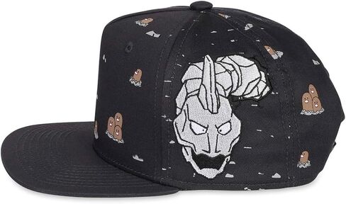 Pokémon Center: Diglett & Onix Flat-Bill Hat (One Size-Adult) Multi in Saudi Arabia