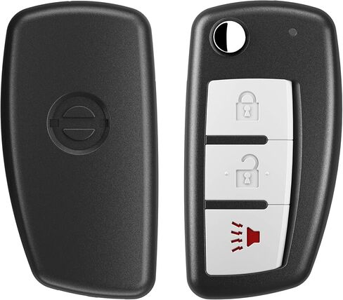 VOFONO Keyless Entry Remote Car Uncut Flip Ignition Key Fob Fits for Nissan Rogue 2014 2015 2016 2017 Replacement for FCC ID: CWTWB1G767 in Saudi Arabia