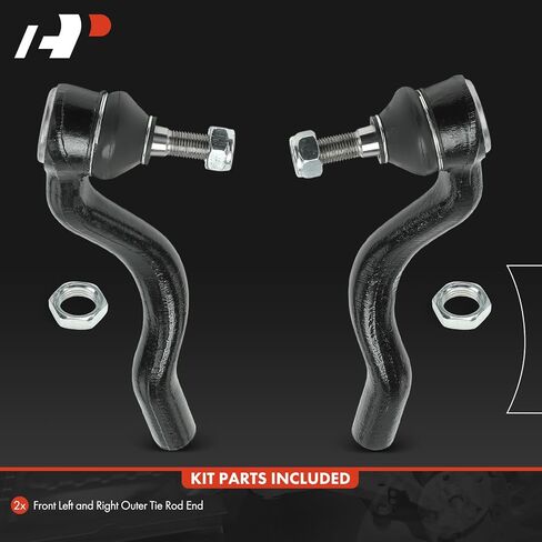 A-Premium 2 x Front Outer Tie Rod Ends, Compatible with Jeep WK2 Series Grand Cherokee & Dodge Durango, 2011 2012 2013 2014 2015 in Saudi Arabia