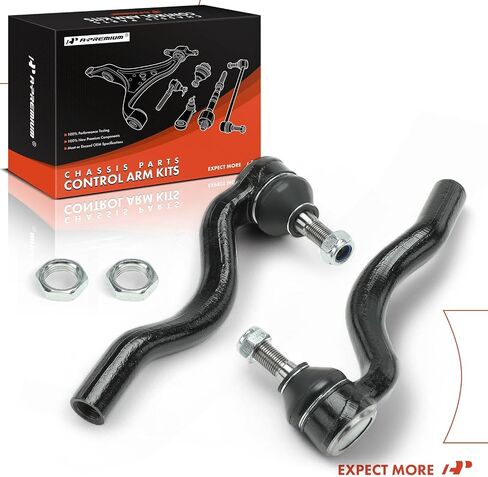 A-Premium 2 x Front Outer Tie Rod Ends, Compatible with Jeep WK2 Series Grand Cherokee & Dodge Durango, 2011 2012 2013 2014 2015 in Saudi Arabia