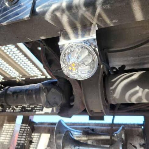 JML Kustoms SS-1016 304 Stainless Steel Angled Under Glow Frame Light Bracket W/Watermelon Light Hole in Saudi Arabia