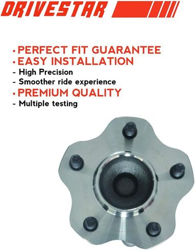 DRIVESTAR 512292 Rear Wheel Hub & Bearing Assembly Left/Right for Nissan Maxima 2004 05 06 07 08/2002 03 04 05 06 Altima/2004-09 Quest, 5 Lugs & 4 Bolt Flange in Saudi Arabia