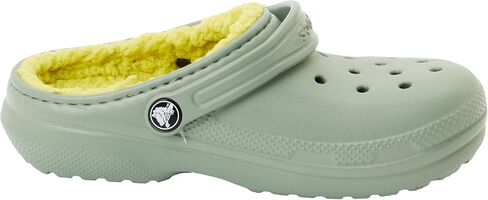 Crocs Unisex-Child Classic Lined Clog (Little Kid/Big Kid) Moss 3 Medium in Saudi Arabia