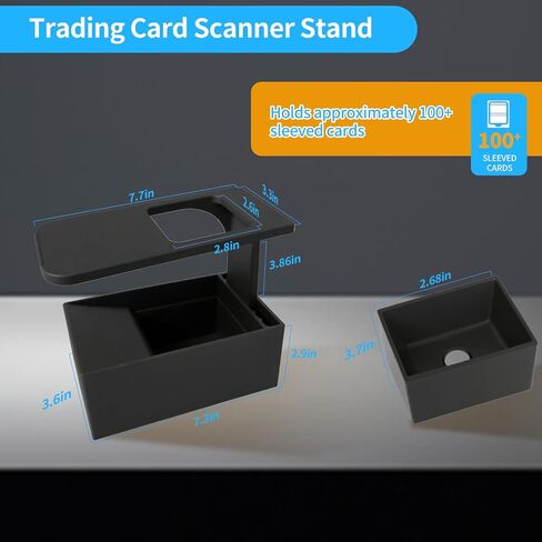 Trading Card Scanner Stand for MTG Cards, Scanstand for Standard Size Trading Cards, Phone Holder with Card Box, Compatible with ManaBox App, Quickly Scan and Price Check MTG Cards in Saudi Arabia
