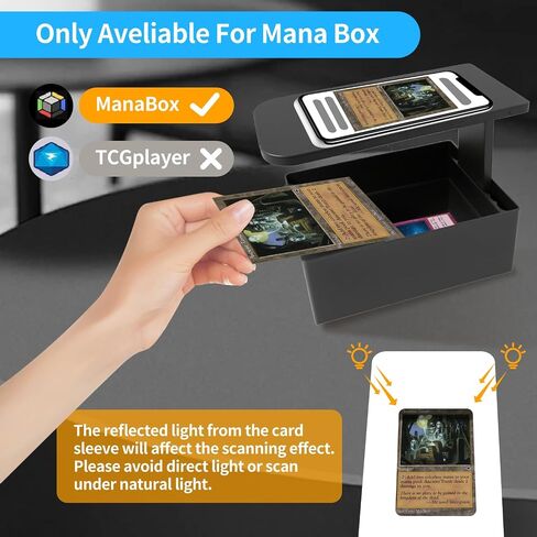 Trading Card Scanner Stand for MTG Cards, Scanstand for Standard Size Trading Cards, Phone Holder with Card Box, Compatible with ManaBox App, Quickly Scan and Price Check MTG Cards in Saudi Arabia