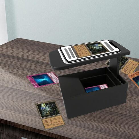Trading Card Scanner Stand for MTG Cards, Scanstand for Standard Size Trading Cards, Phone Holder with Card Box, Compatible with ManaBox App, Quickly Scan and Price Check MTG Cards in Saudi Arabia