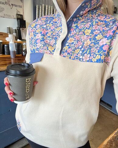 سويت شيرت نسائي كبير الحجم من Thopavenoir برقبة دائرية Y2K مطرز برسومات للفتيات في سن المراهقة بلوزات جمالية بريبي in Kuwait