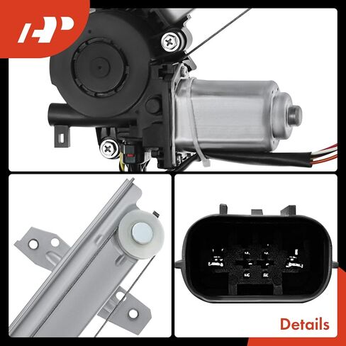 A-Premium Electric Power Window Regulator with Motor Compatible with Honda Civic 2018 2019 2020 2021, Hatchback, Front Right Passenger Side in Saudi Arabia