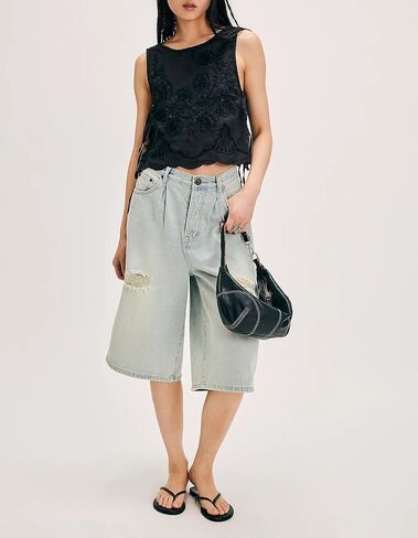 المرأة سليم صالح بروتيل تانك القمم الصدرية Y2k المطرزة الصيف الخروج الجمالية كامي قمصان بلا أكمام المحاصيل القمم in Kuwait