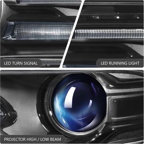 DNA MOTORING Pair of OE Style Halogen Projector Headlights Compatible With 2015-2022 Dodge Charger, OEM-HL-0287 in Saudi Arabia