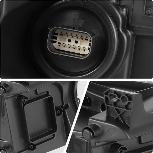 DNA MOTORING Pair of OE Style Halogen Projector Headlights Compatible With 2015-2022 Dodge Charger, OEM-HL-0287 in Saudi Arabia