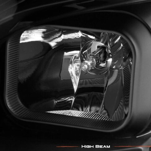 AKKON - للمصابيح الأمامية لجهاز العرض 2013-2015 Chevy Malibu C-Bar LED DRL لليسار واليمين - أسود in Saudi Arabia