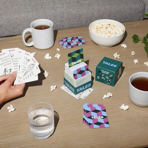 Life Story Interview Kit, Conversation Starter Cards, Getting to Know You Card Deck for Family and Parents, Perfect for Game Night, Dinner Table or Road Trip, Games for Adults and Families in Kuwait