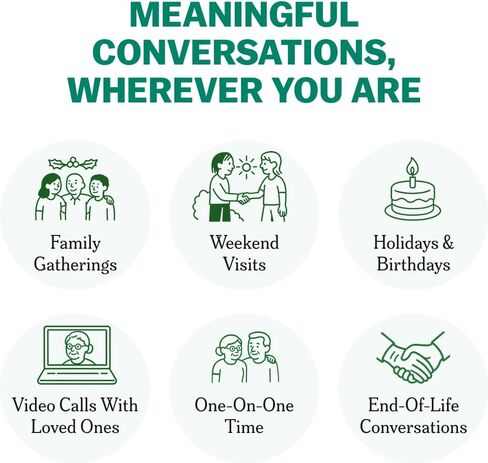 Life Story Interview Kit, Conversation Starter Cards, Getting to Know You Card Deck for Family and Parents, Perfect for Game Night, Dinner Table or Road Trip, Games for Adults and Families in Kuwait