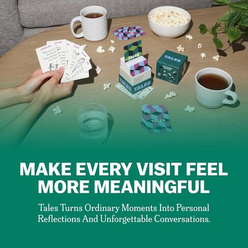 Life Story Interview Kit, Conversation Starter Cards, Getting to Know You Card Deck for Family and Parents, Perfect for Game Night, Dinner Table or Road Trip, Games for Adults and Families in Kuwait