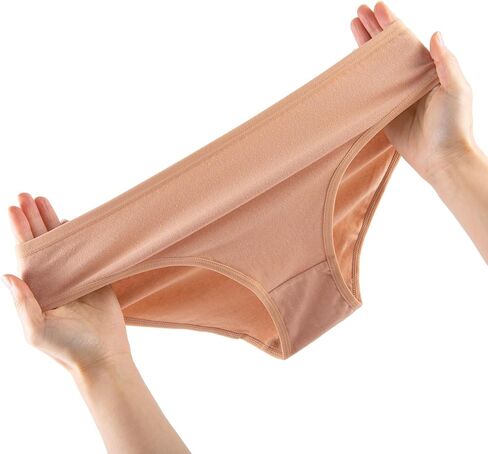 Cotton Underwear for Women, Soft Breathable Bikini Panties, Stretchy & No Show Design, Comfortable Ladies Briefs 6 Pack in Saudi Arabia