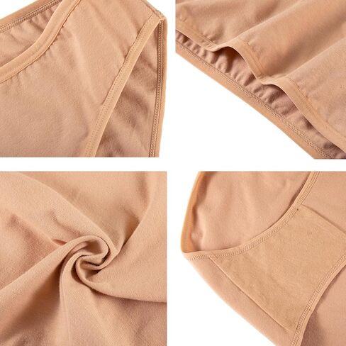 Cotton Underwear for Women, Soft Breathable Bikini Panties, Stretchy & No Show Design, Comfortable Ladies Briefs 6 Pack in Saudi Arabia