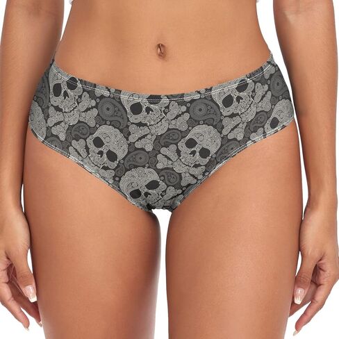 Women's Chic Floral Pattern Girls Underwear Soft Breathable High Waist Brief Stretchy Bikini Panties in Saudi Arabia