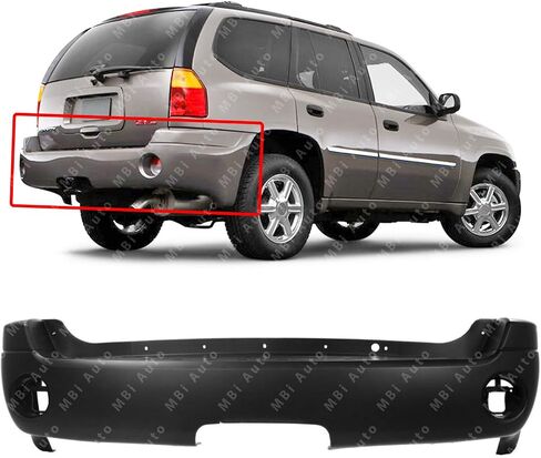 MBI AUTO - Primered, Rear Bumper Cover Replacement for 2002-2009 GMC Envoy/XL 02-09, GM1100628 in Saudi Arabia