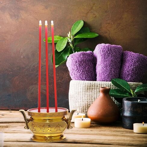 Cabilock Led Buddha Electronic Incense Burner Decorative Censer for Home Battery Operated for Daily Use and Present Choices Enhancing Buddhist Votive Decor in Saudi Arabia