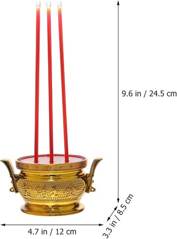 Cabilock Led Buddha Electronic Incense Burner Decorative Censer for Home Battery Operated for Daily Use and Present Choices Enhancing Buddhist Votive Decor in Saudi Arabia