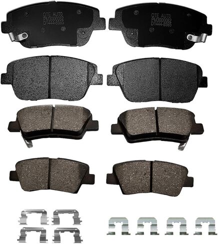 PM Auto Set of 8 Front-Rear Ceramic Brake Pad For 2011-2015 Hyundai Sonata GLS, SE, Hybrid, Limited, Hybrid Limited, FHEV in Saudi Arabia