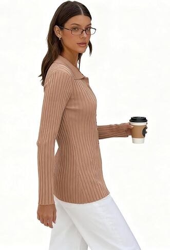Dressmine Cardigan Sweaters for Women Lightweight Long Work Sweater Jacket Casual Button Down Fitted Fall Outfits in Saudi Arabia