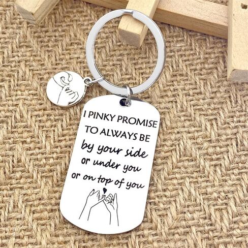 Small Naughty Anniversary Christmas Keychain Boyfriend Girlfriend Husband Wife Valentine's Key Ring Gifts for Husband Boyfriend Fiance Men Gifts in Kuwait