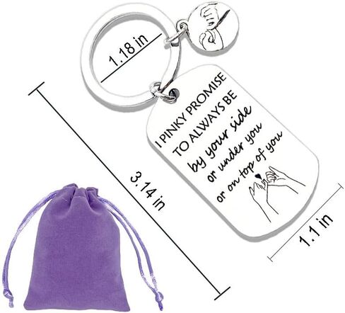 Small Naughty Anniversary Christmas Keychain Boyfriend Girlfriend Husband Wife Valentine's Key Ring Gifts for Husband Boyfriend Fiance Men Gifts in Kuwait