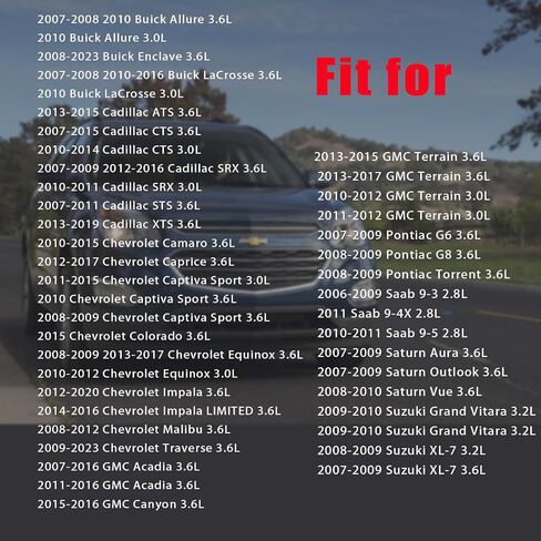 مجموعة سلسلة التوقيت AUCERAMIC 9-0753S مع مضخة مياه وزيت ضرس VVT مناسبة لـ 2007-2022 Chevy Equinox Malibu Traverse GMC Acadia Cadillac CTS SRX Buick Enclave 3.0L 3.6L V6 in Saudi Arabia